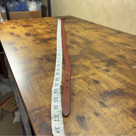 Polo Ralph Lauren Western Concho Belt Womens Size Small Brown Leather Rodeo - Picture 14 of 16